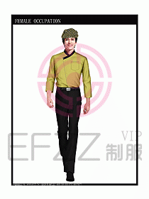 快餐服務(wù)生制服設(shè)計(jì)圖116