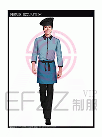 快餐服務生制服設計圖136