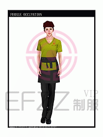 快餐服務生制服設計圖168