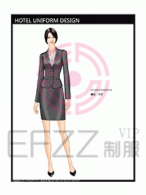 酒店經理服裝設計圖343