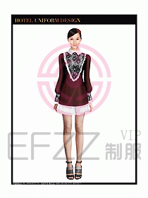 女秋冬職業裝設計圖859