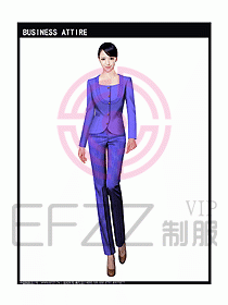 女秋冬職業裝設計圖910