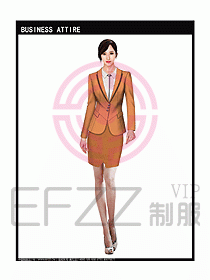 女秋冬職業裝設計圖923