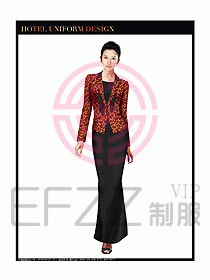 西餐咨客制服設(shè)計(jì)圖334