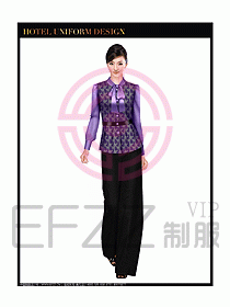 西餐咨客制服設計圖337