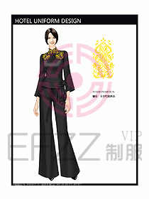 桑拿會所服務員制服設計圖273