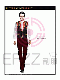 桑拿會所服務員制服設計圖281