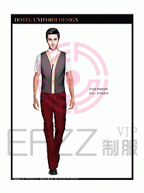 桑拿會所服務員制服設計圖291