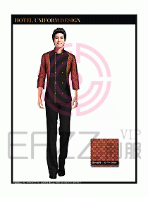 星級酒店門童制服設計圖799