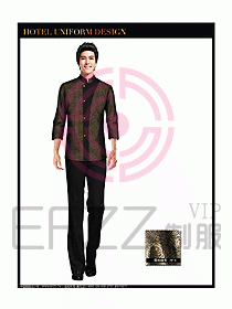 星級(jí)酒店門童制服設(shè)計(jì)圖803