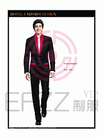 酒店前臺(tái)服務(wù)員制服設(shè)計(jì)圖603