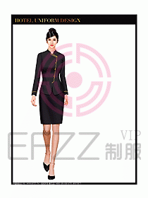 酒店前臺服務員制服設計圖608