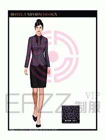 酒店前臺服務員制服設計圖612