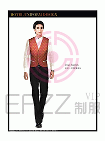 酒店西餐服務員制服設計圖814