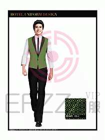 酒店西餐服務(wù)員制服設(shè)計(jì)圖840