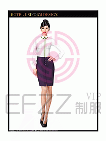 酒店西餐服務員制服設計圖841